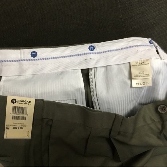 Dress pants for men, with Cool 18 Fabric by Haggar. - Picture 2 of 2